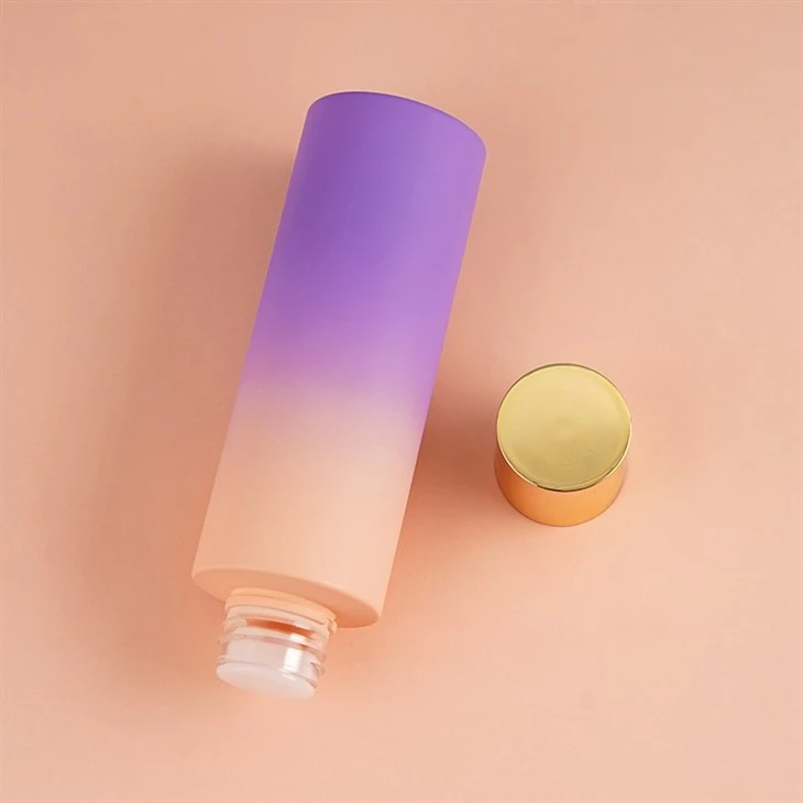 210ml Plastic Facial Face Toner Skincare Shampoo Container Bottle With Screw Caps