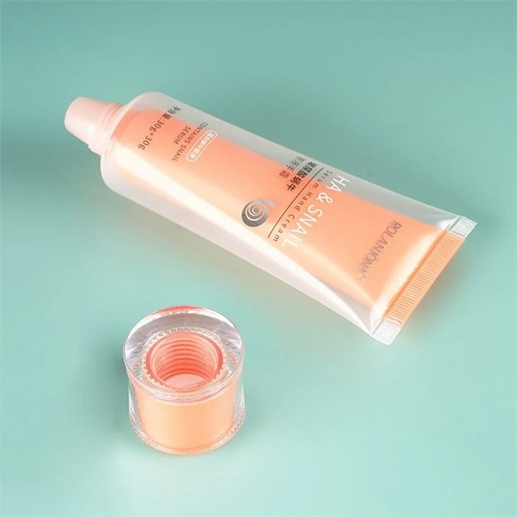60g Skincare Lotion Cream Container Packaging 2 In 1 Dual Chamber Tube Packaging